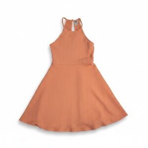 Mossimo Womens Small Peach Coral Sleeveless Fit & Flare Casual Summer Dress